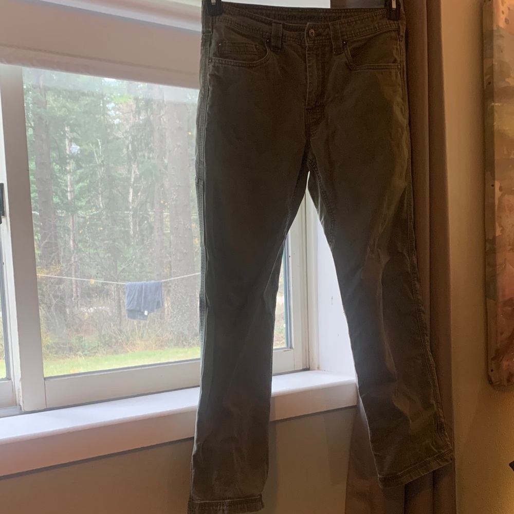 Prana Mens Olive Green Pants